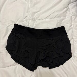lululemon athletica Black Athletic mini Shorts